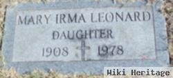 Mary Irma Leonard