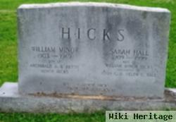 Sarah Hall Hicks