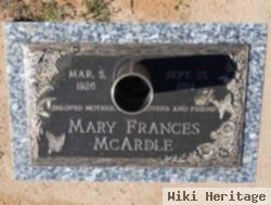 Mary Frances Baxter Mcardle