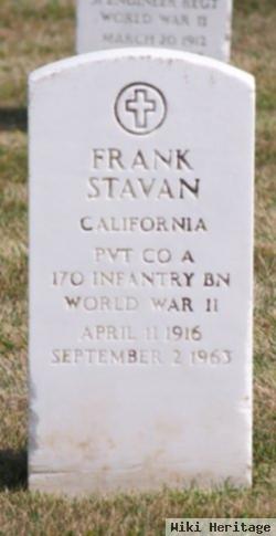 Frank Stavan