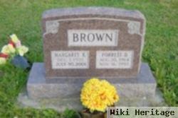 Margaret K Brown