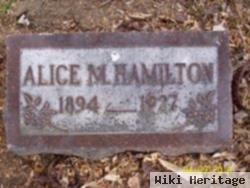 Alice May Hamilton