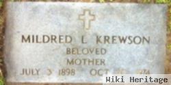 Mildred L Krewson
