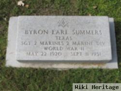 Byron Earl Summers