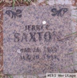 Jerry E Saxton