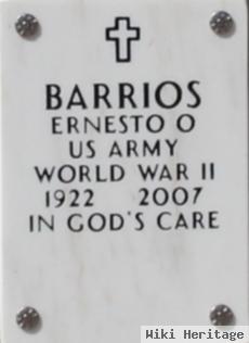 Ernesto O Barrios