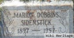 Marion Dobbins Sidenstick