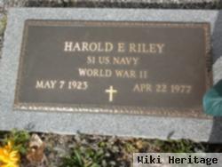 Harold E Riley