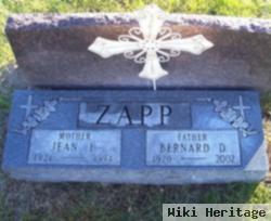 Bernard Darrell Zapp