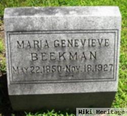 Maria Genevieve Harrison Beekman