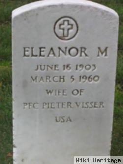 Eleanor M "ella" Fricke Visser