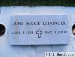 June Marie Leininger