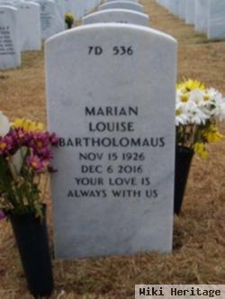 Marian Louise "marylou" Bartholomaus