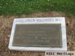 Dr Onie Owen Williams