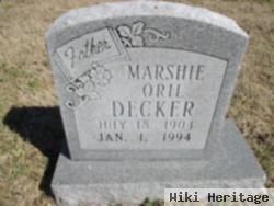 Marshie Oril Decker