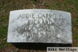Addie Carroll Rickard