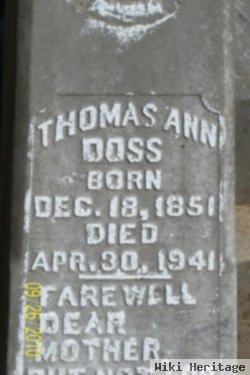 Thomas Ann Williams Doss