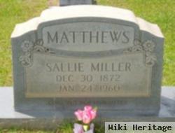 Sallie Miller Matthews