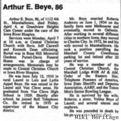 Arthur Edward Beye