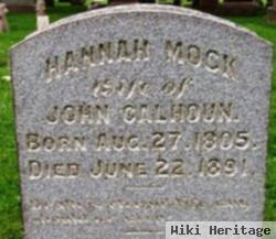 Hannah Blanche Mock (Gaff) Calhoun