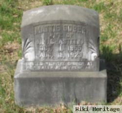 Mattie Jane Gober Chasteen