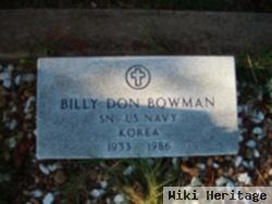 Billy Don Bowman