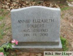 Annie Elizabeth Tolbert