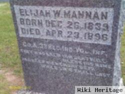 Elijah W Mannan