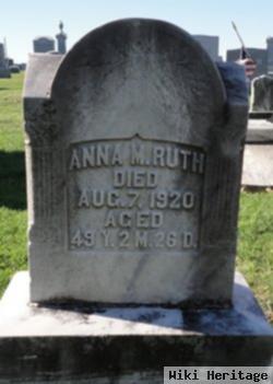 Anna M. Geyer Ruth