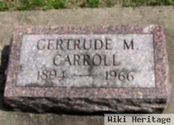 Gertrude M Carroll