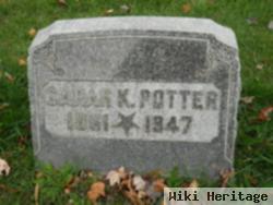 Sarah K Potter