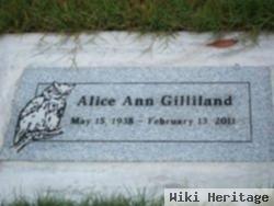 Alice Ann Rubby Gilliland