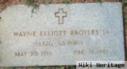 Wayne Elliott Broyles, Sr