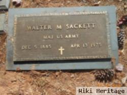 Maj Walter M Sackett