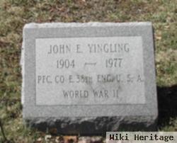 Pfc John E Yingling