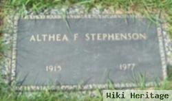 Althea F. Stephenson