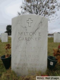 Milton E Gardner