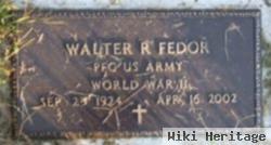 Pfc Walter R. Fedor