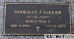 Pfc Moorman J. Mcbride