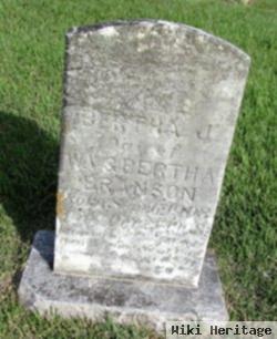 Bertha J Branson