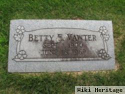 Betty E. Vawter