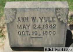 Ann W. Yule