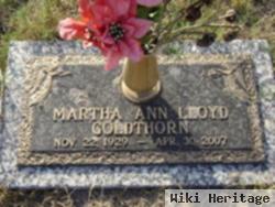Martha Ann Lloyd Goldthorn