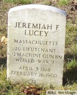 Jeremiah F Lucey
