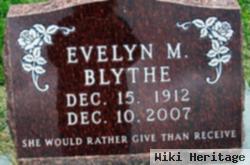 Evelyn M Blythe