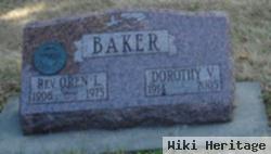 Dorothy V Greer Baker