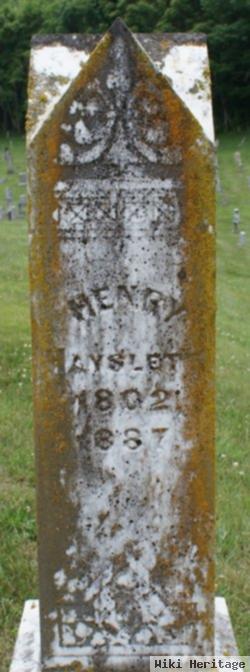 Capt Henry Hayslett