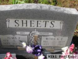 Alma E Sheets