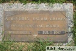 A Beverly Tatum Grimes
