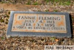 Frances "fannie" Baker Fleming